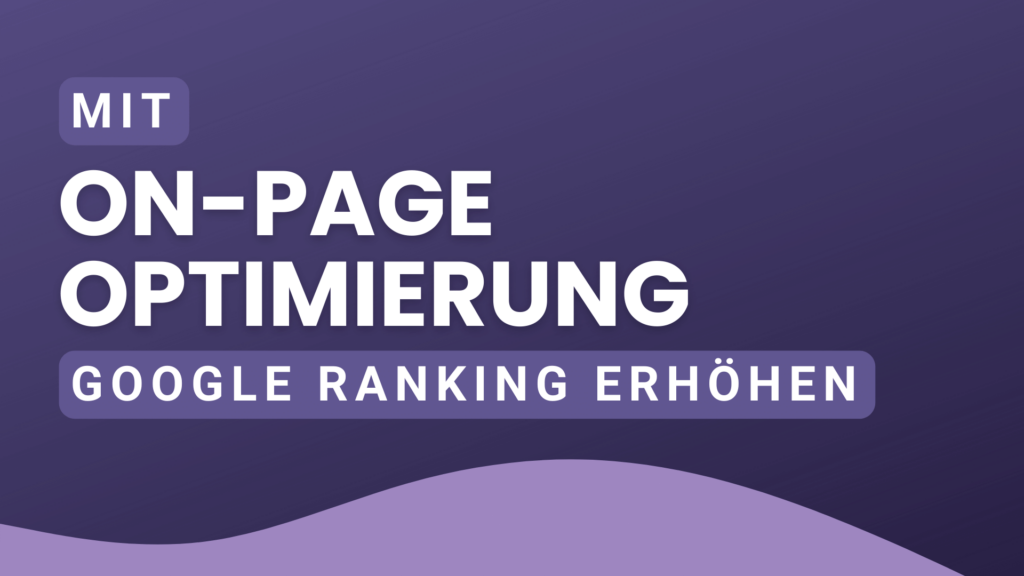 On-Page Optimierung Blogpost Cover